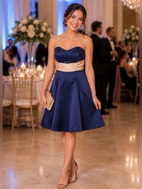 Alfred Angelo | Dresses | Alfred Angelo Blue Bridesmaid Dress | Poshmark